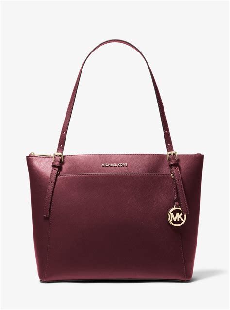 michael michael kors women's voyager tote|michael kors voyager tote merlot.